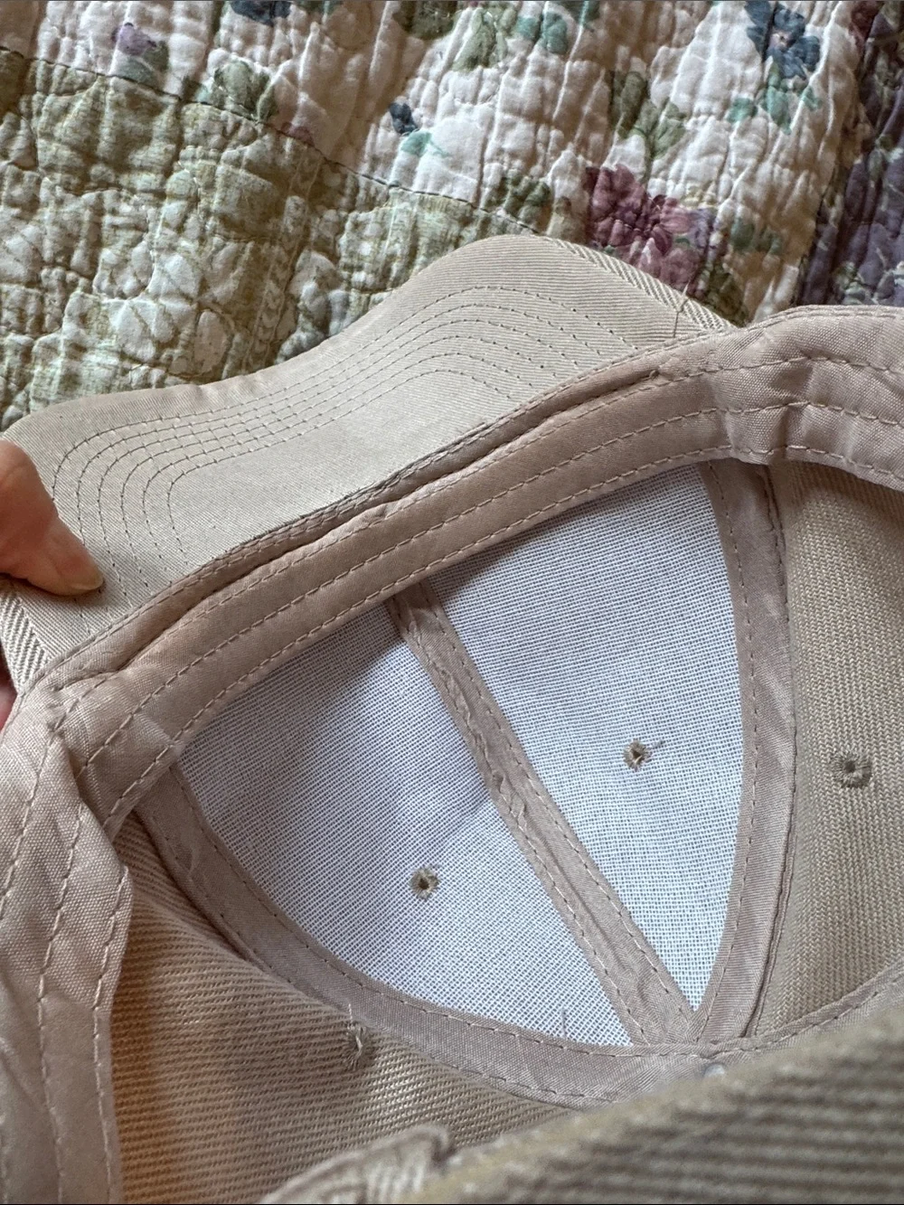 Highland Cow Embroidered Tan Baseball Cap